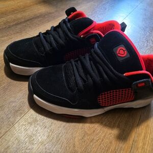 Black and Red Kids Sneakers